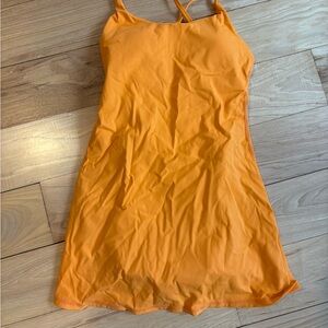 HALARA Bold Orange Dress